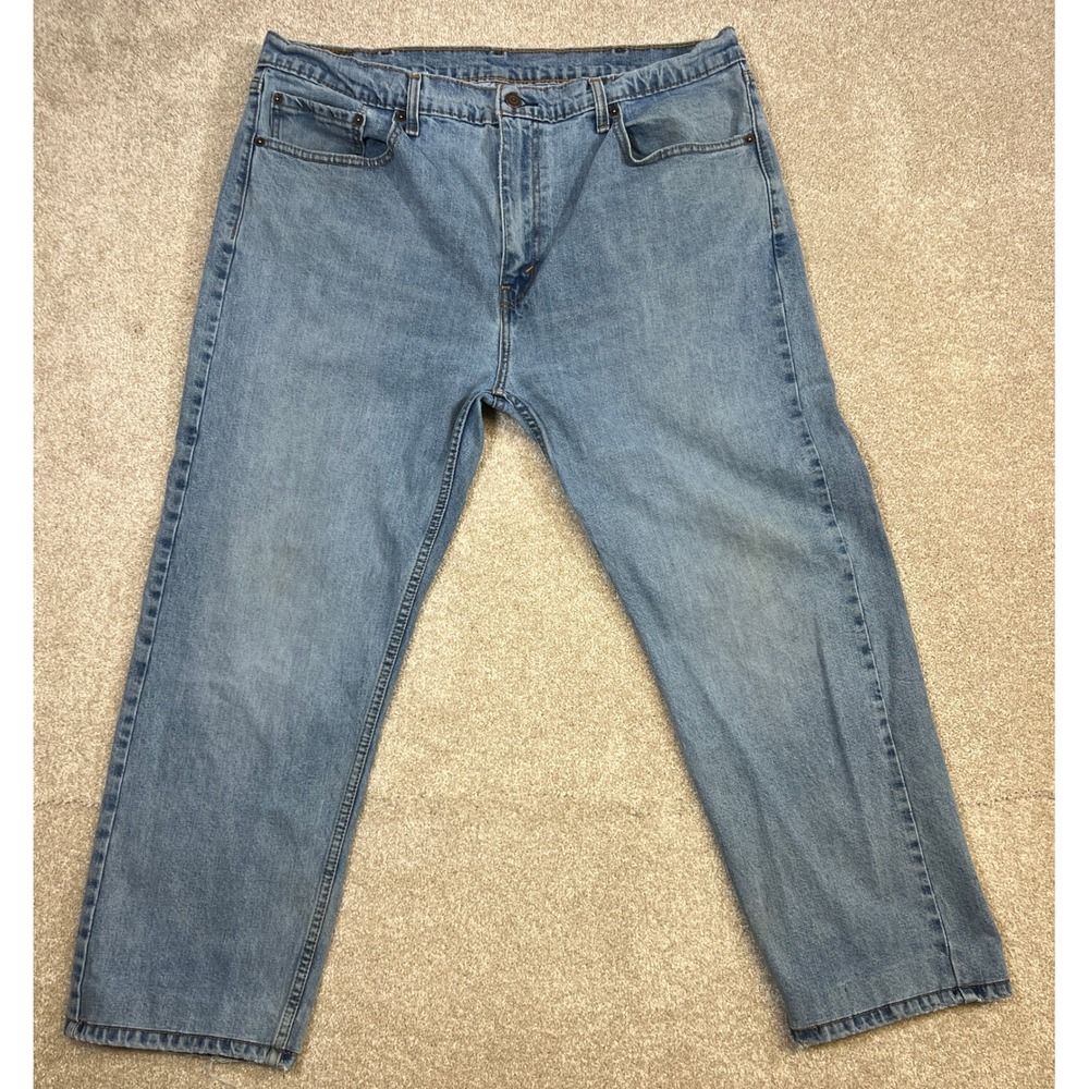 Levi's 505 Regular Fit Straight Leg Jeans‎ Mens 40x30 Blue Denim Cotton Blend